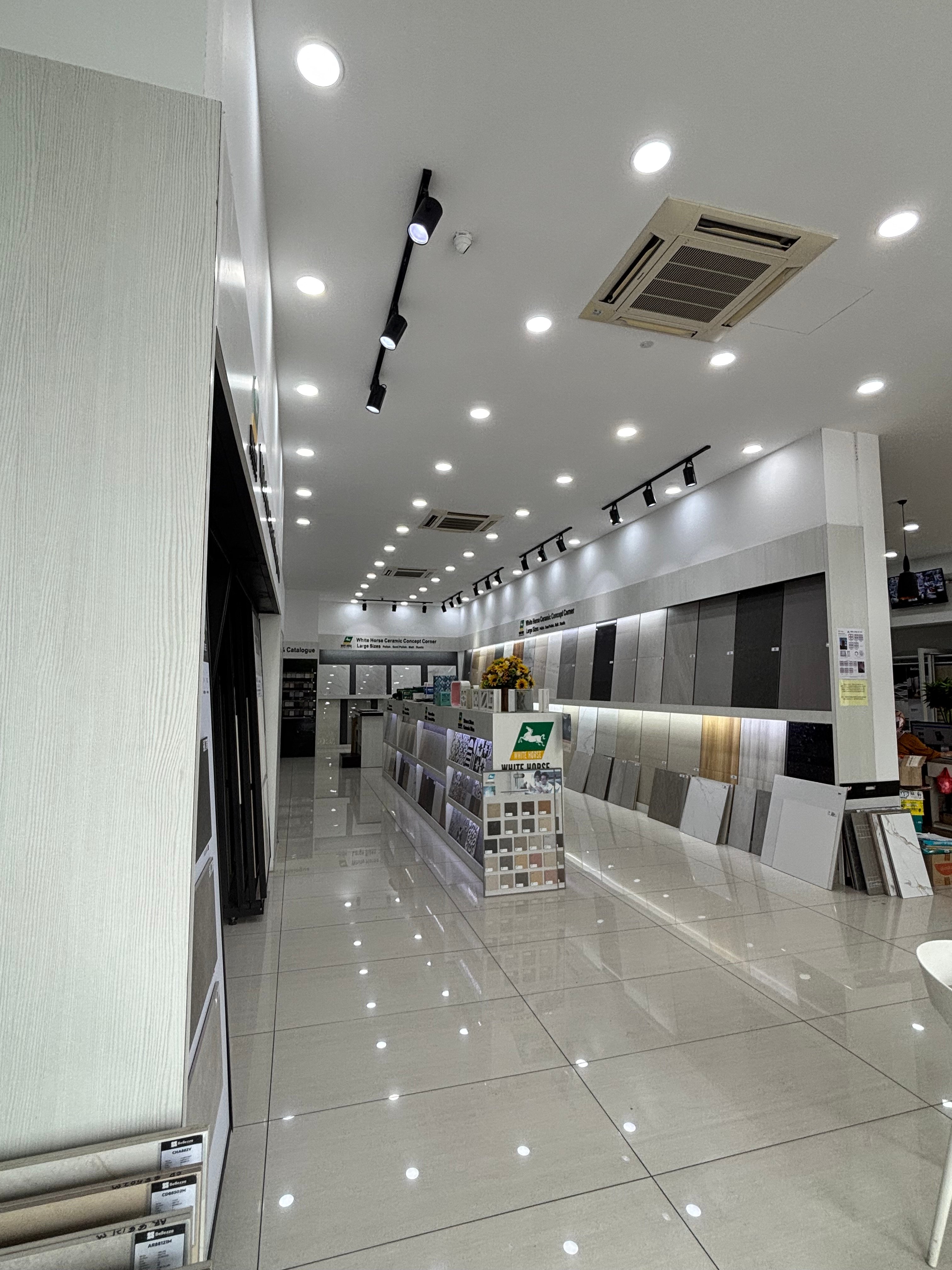 White Horse ceramic and porcelain tile range at Low Brother Ceramics, Bentong, Pahang